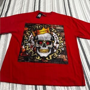 NTRAXIC skull t-shirt in Red color